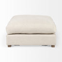 Valence 386L x 386W x 177H Beige Full Size Ottoman Sectional Piece - Default Title