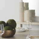 Cardon 230H Cream Ceramic Vase - Default Title