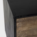Alvin 345L x 215W x 300H Wood WMetal Framing Accent Cabinet - Default Title