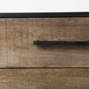 Alvin 345L x 215W x 300H Wood WMetal Framing Accent Cabinet - Default Title