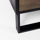 Alvin 345L x 215W x 300H Wood WMetal Framing Accent Cabinet - Default Title