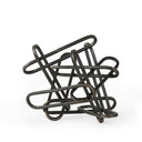 Henderson 104L x 83W x 77H Black Metal Paperclip Decorative Object - Default Title