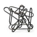 Henderson 122L x 91W x 91H Black Metal Paperclip Decorative Object - Default Title
