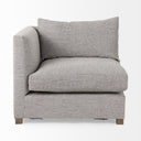 Valence 378L x 386W x 283H Medium Gray Corner Sectional Piece - Default Title