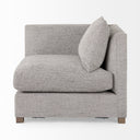 Valence 378L x 386W x 283H Medium Gray Corner Sectional Piece - Default Title