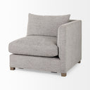 Valence 378L x 386W x 283H Medium Gray Corner Sectional Piece - Default Title