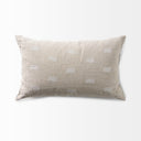 Lacey 13 x 21 BeigeWhite Decorative Pillow Cover - Default Title
