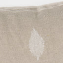 Enya 18L x 18W Beige and Cream Fabric Patterned Decorative Pillow Cover - Default Title