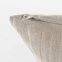 Raquel 18L x 18W Beige and Black Fabric Plaid Decorative Pillow Cover - Default Title