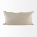 Ivivva 14L x 26W Beige Fabric Textured Decorative Pillow Cover - Default Title