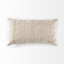 Ivivva 14L x 26W Beige Fabric Textured Decorative Pillow Cover - Default Title