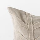 Ivivva 14L x 26W Beige Fabric Textured Decorative Pillow Cover - Default Title