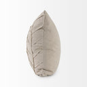 Ivivva 20L x 20W Beige Fabric Textured Decorative Pillow Cover - Default Title