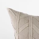 Ivivva 20L x 20W Beige Fabric Textured Decorative Pillow Cover - Default Title