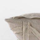 Ivivva 20L x 20W Beige Fabric Textured Decorative Pillow Cover - Default Title