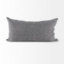 Ramone 14 x 26 White and Black Fabric Decorative Pillow Cover - Default Title