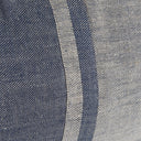 Aubrielle 14L x 26W Gray and Blue Fabric Color Blocked Decorative Pillow Cover - Default Title