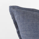 Aubrielle 20L x 20W Gray and Blue Fabric Color Blocked Decorative Pillow Cover - Default Title