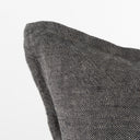 Zadie 20L x 20W Light Gray and Dark Gray Fabric Color Blocked Decorative Pillow Cover - Default Title