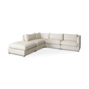 Valence 386L x 260W x 177H Beige 23 Ottoman Sectional Piece - Default Title