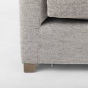 Valence 378L x 386W x 283H Medium Gray Corner Sectional Piece - Default Title