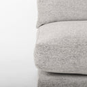 Valence 382L x 386W x 283H Medium Gray Armless Sectional Piece - Default Title