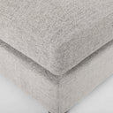 Valence 382L x 386W x 283H Medium Gray Armless Sectional Piece - Default Title