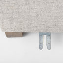 Valence 382L x 386W x 283H Medium Gray Armless Sectional Piece - Default Title
