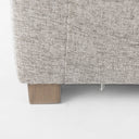 Valence 382L x 386W x 283H Medium Gray Armless Sectional Piece - Default Title