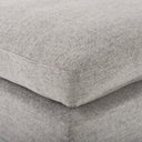 Valence 386L x 386W x 177H Medium Gray Full Size Ottoman Sectional Piece - Default Title
