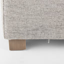 Valence 386L x 386W x 177H Medium Gray Full Size Ottoman Sectional Piece - Default Title