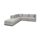 Valence Medium Gray Throw Pillow Sectional Piece - Default Title