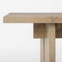 Aida 18H Light Brown Wood Dining Bench - Default Title