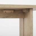 Aida 18H Light Brown Wood Dining Bench - Default Title