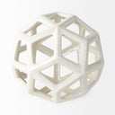 Geom 71L x 71W x 71H White Ceramic Geometric Object - Default Title