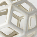 Geom 71L x 71W x 71H White Ceramic Geometric Object - Default Title