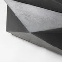 Arreto Black Solid Wood Hexagonal Storage Coffee Table - Default Title