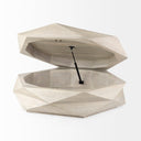 Arreto Natural Solid Wood Hexagonal Storage Coffee Table - Default Title