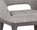 ESTRADA DINING CHAIR - NAYA CHECK LIGHT GREY