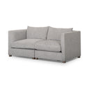 Valence 2 Piece Medium Gray Modular Sofa Set - Default Title