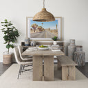 Aida Light Gray Wood Console Table - Default Title