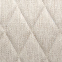 David Diamond Tuffed Cream Fabric Wrap Brown Wood Base Dining Chair - Default Title