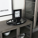 Cusco 60 L x 60 W x 60 H Black Iron Small Gunmetal Geometric Decorative Object - Default Title
