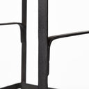 Conan 25 Seat Height Brown Wood Seat Black Metal Frame Counter Stool - Default Title