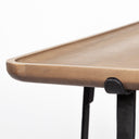 Helios II 60L x 14W x 29H Rectangular Brown Raised Edge Top Console Table - Default Title