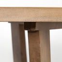 Denver 915x38 Rectangular Brown Solid Wood Top Base Dining Table - Default Title