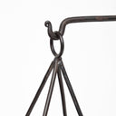 Adilah 16L x 10W Black Metal Vintage Inspired Weighing Scale - Default Title