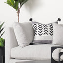 Valence Light Gray Arm Pillow Sectional Piece - Default Title