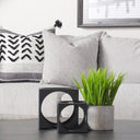 Valence Light Gray Throw Pillow Sectional Piece - Default Title