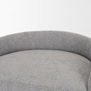 Hollyfield II Gray Fabric Seat W Gray Metal Base Bar Stool - Default Title